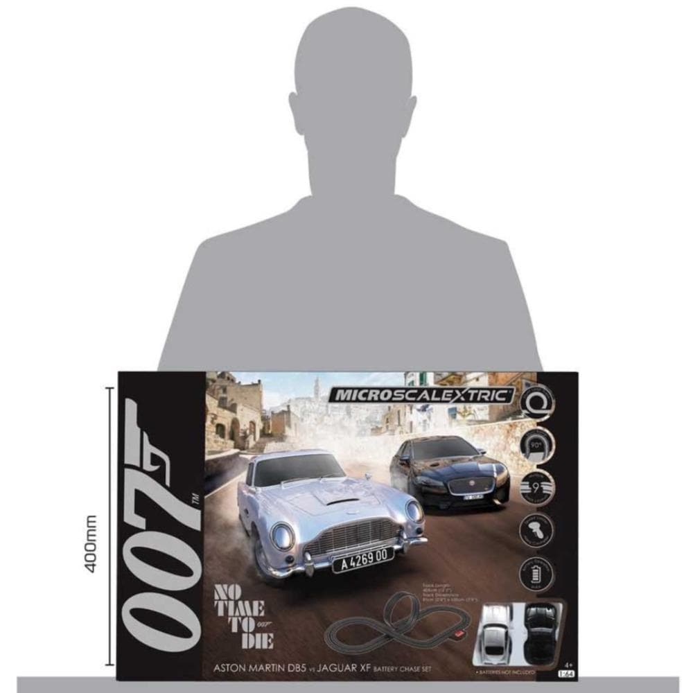 James Bond Micro Scalextric Race Set - No Time To Die Edition - By Scalextric - 007STORE