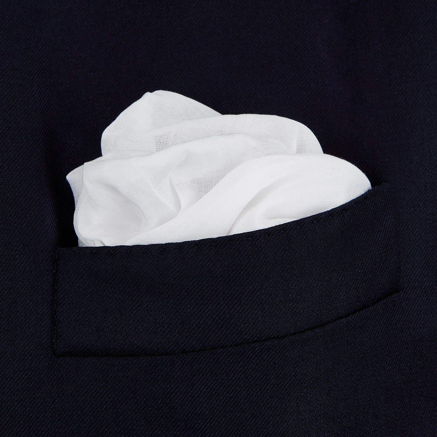 Hand-Rolled Pocket Square - By Turnbull & Asser CLOTHING Turnbull & Asser 