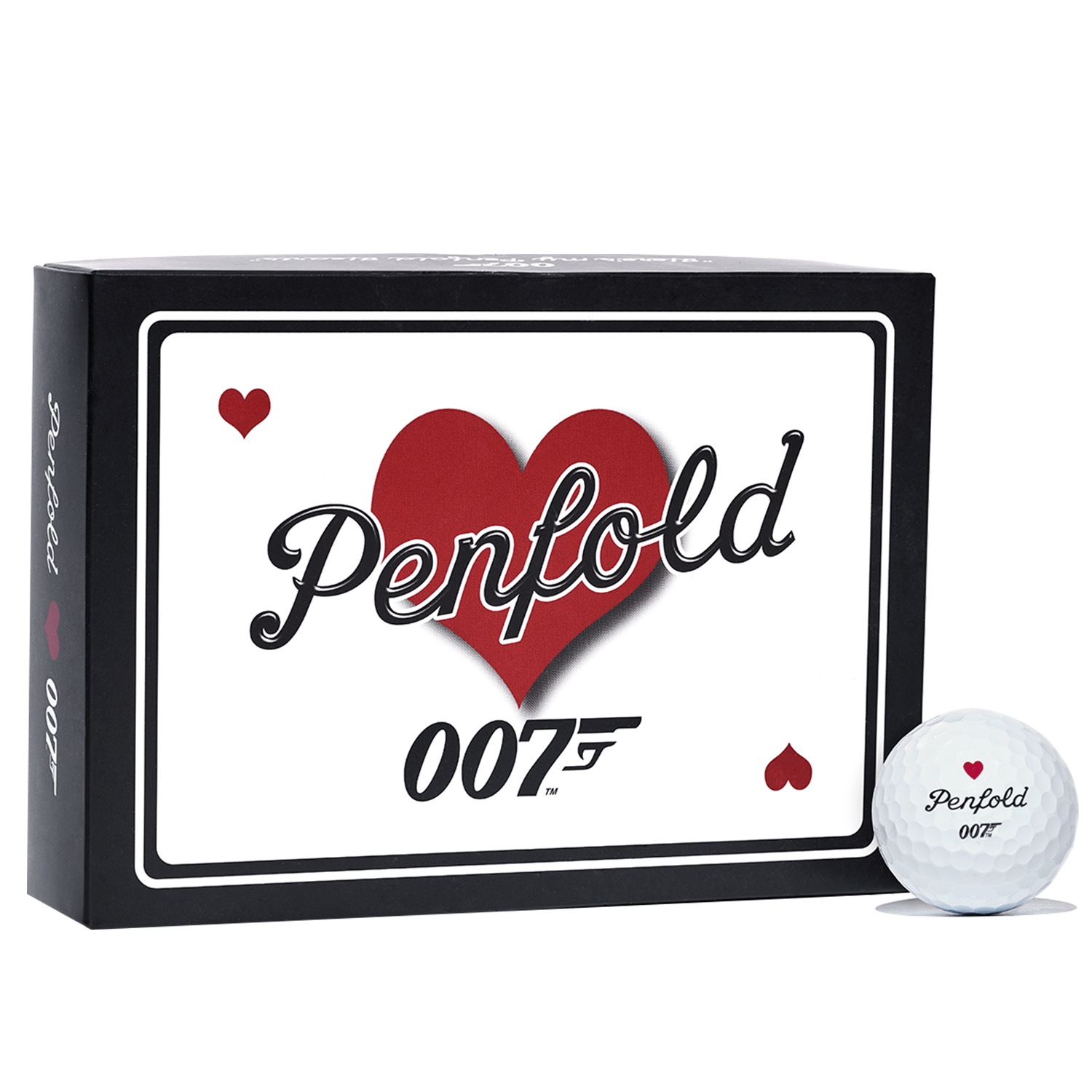 James Bond 007 x Penfold Heart Golf Balls - Set of 12 GOLF ACCESSORIES PENFOLD 