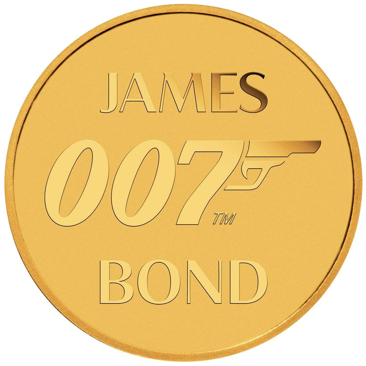 James Bond 0.5g 2021 Gold Coin In Presentation Card - By The Perth Mint Coins PERTH MINT 