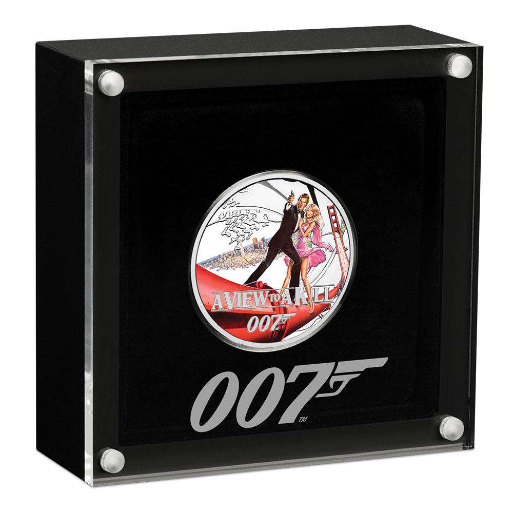 James Bond A View To A Kill 1/2 oz Silver Proof Coin - By The Perth Mint COIN PERTH MINT 