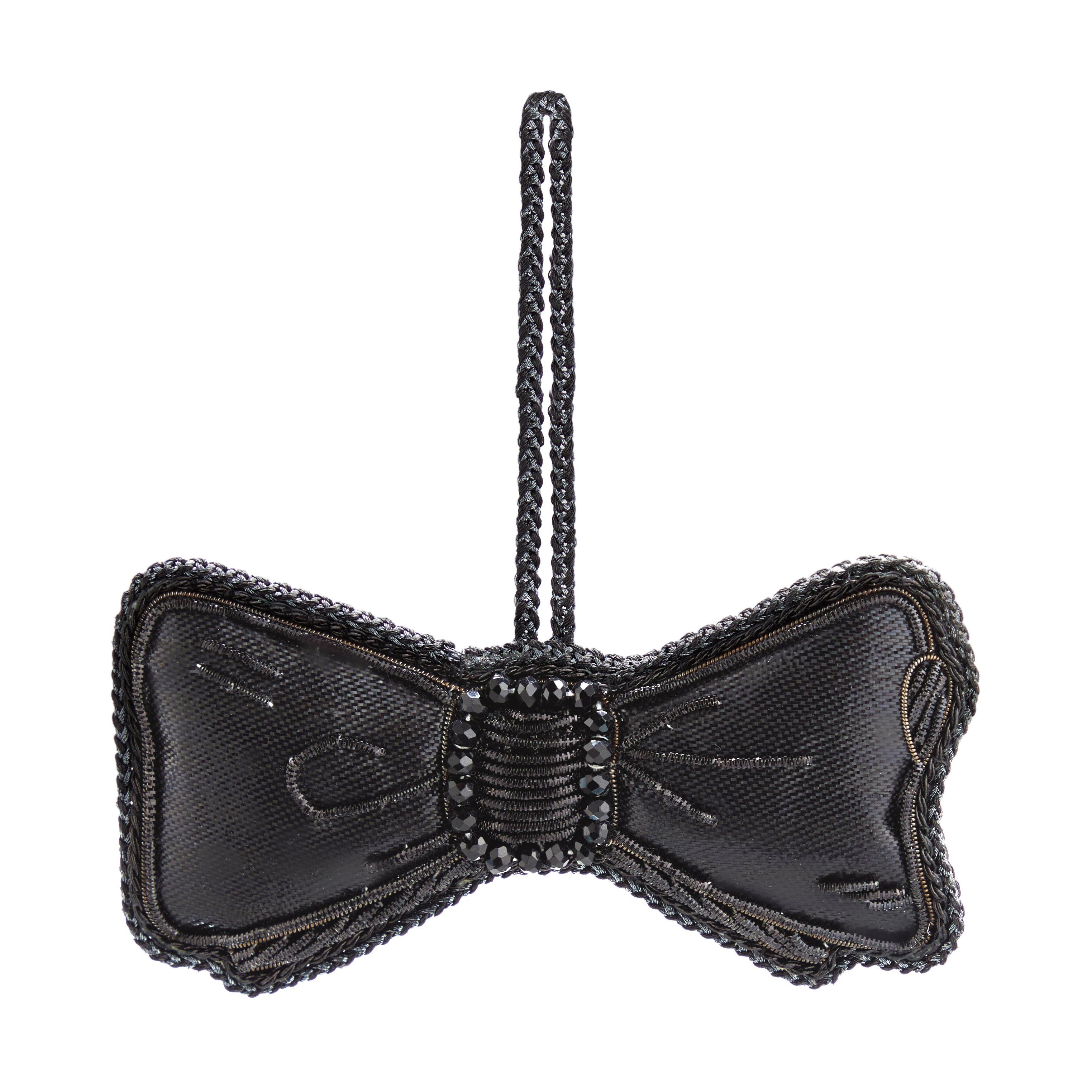 Silver Laurent Bow Tie