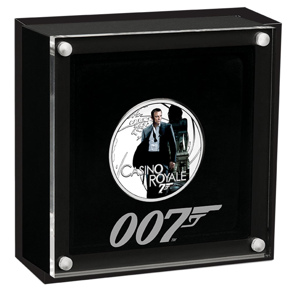 James Bond Casino Royale 1/2 oz Silver Proof Coin - By The Perth Mint COIN PERTH MINT 