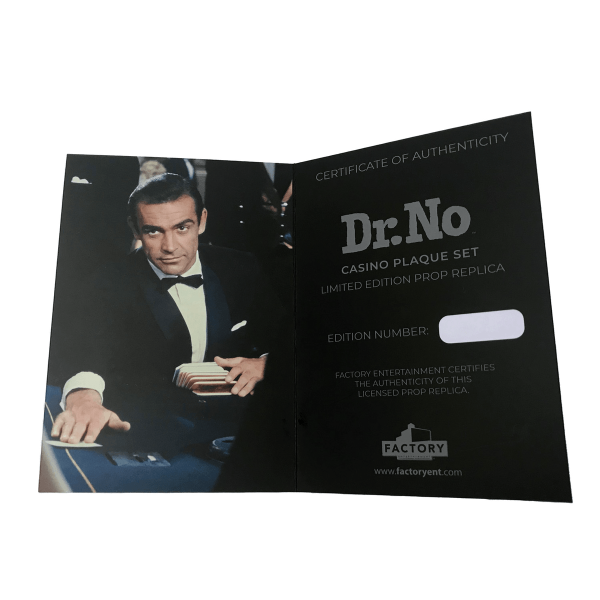 James Bond Dr. No Casino Plaques Prop Replica (Pre-order) PROP REPLICA FACTORY 