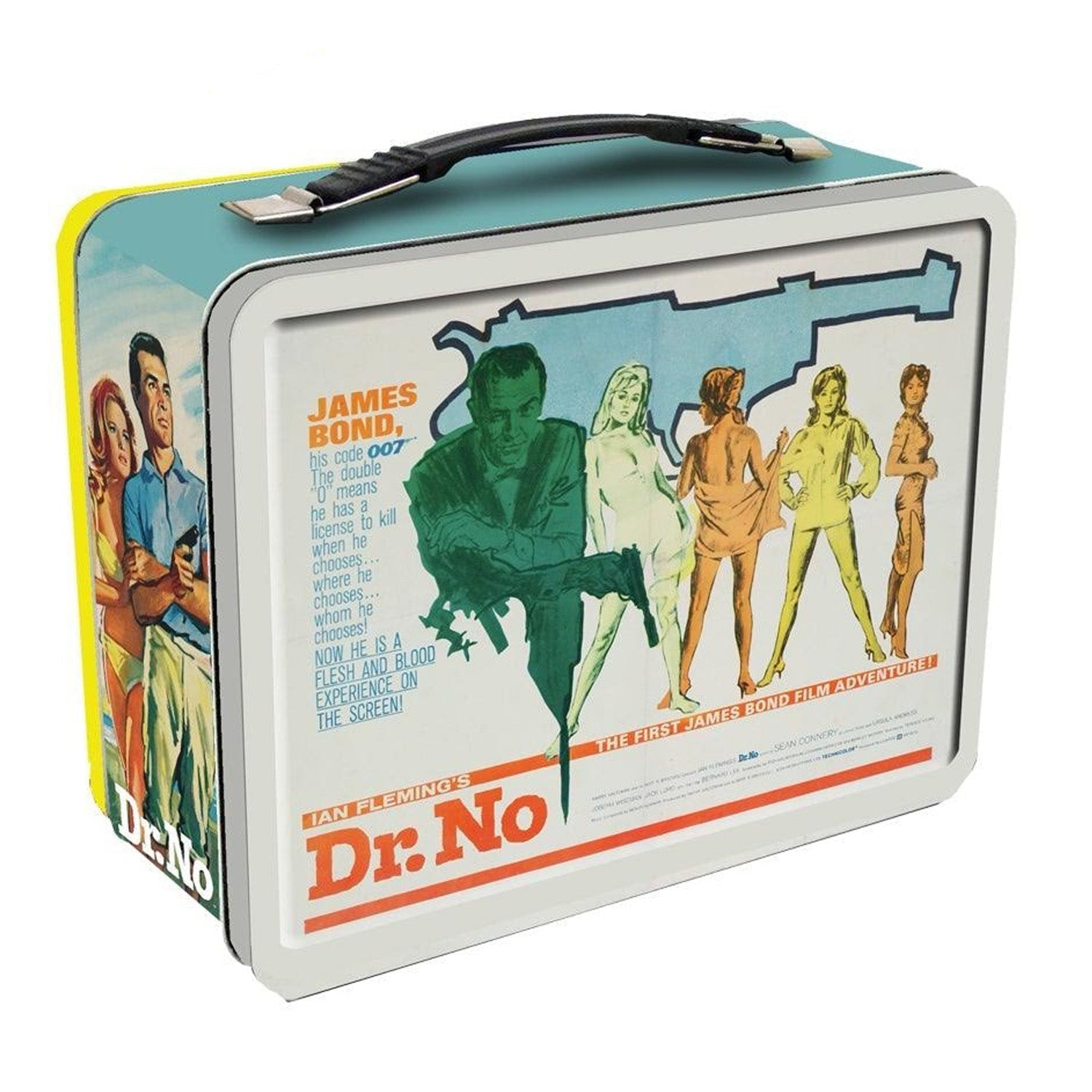 James Bond Dr No. Tin Tote Lunch Box - 60th Anniversary Edition Factory Entertainment 