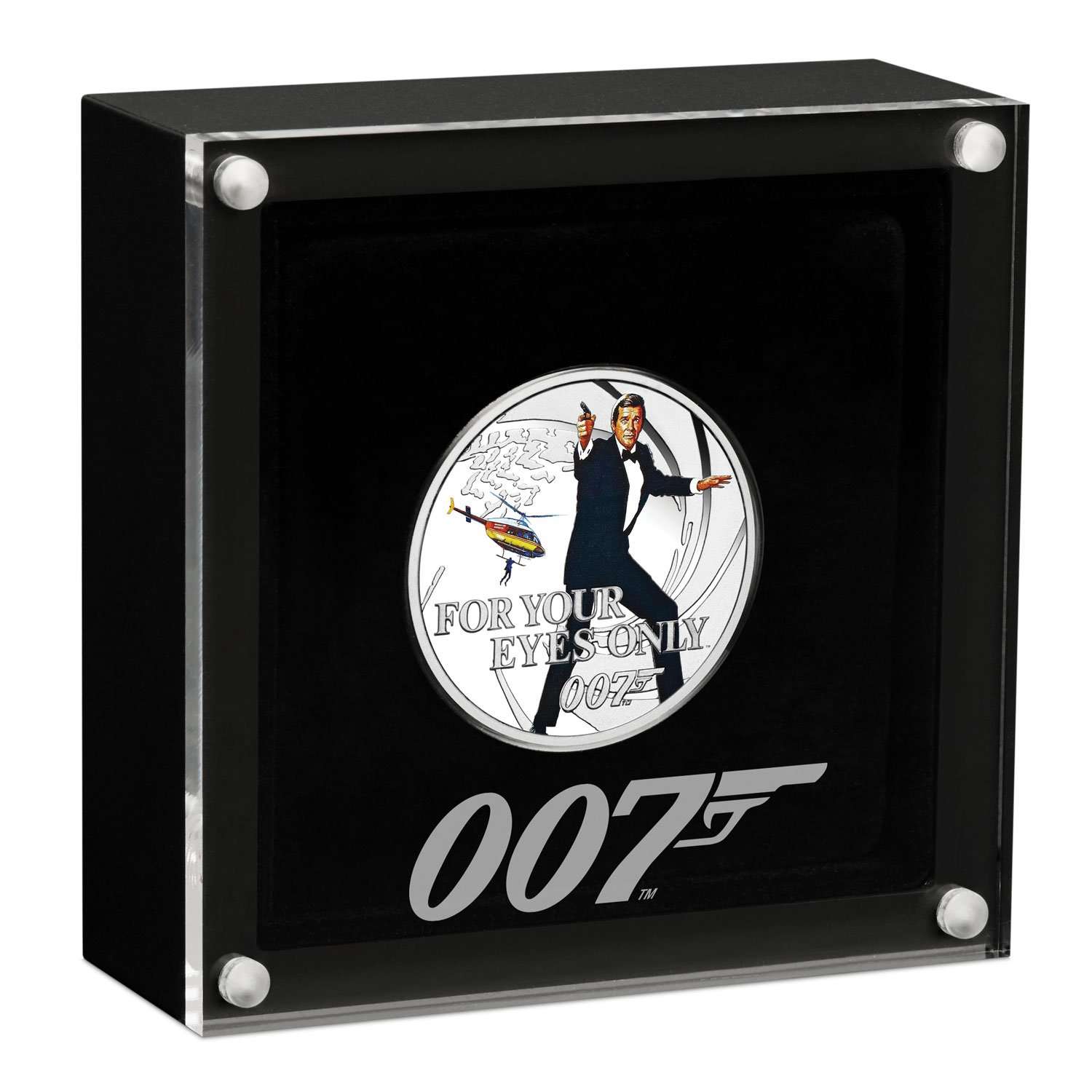 James Bond For Your Eyes Only 1/2 oz Silver Proof Coin - By The Perth Mint SCOIN PERTH MINT 