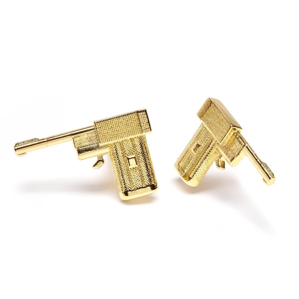 James Bond Gold-plated Golden Gun Cufflinks CUFF LINKS EML 