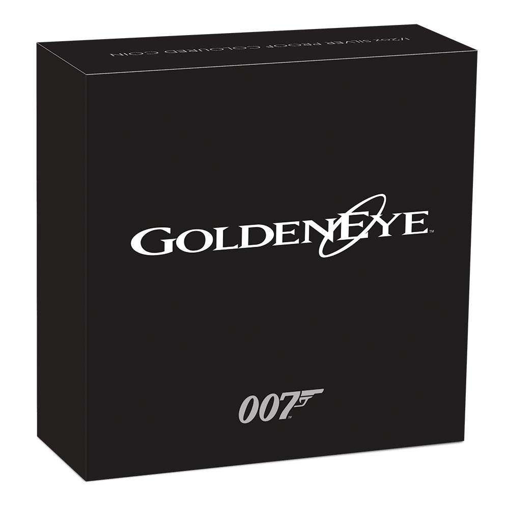 James Bond GoldenEye 1/2 oz Silver Proof Coin - By The Perth Mint Collectible Coins &amp; Currency PERTH MINT 