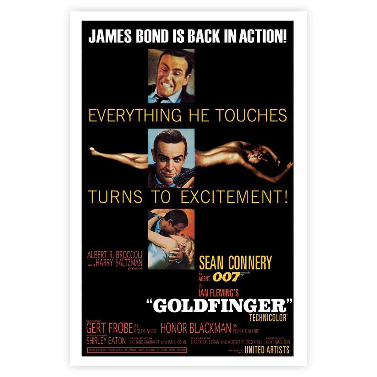 James Bond Goldfinger Poster - Excitement Edition POSTER pyramid 