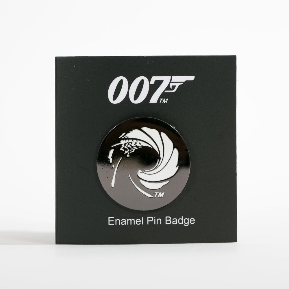 James Bond Gun Barrel Pin Badge LAPEL PIN EML 
