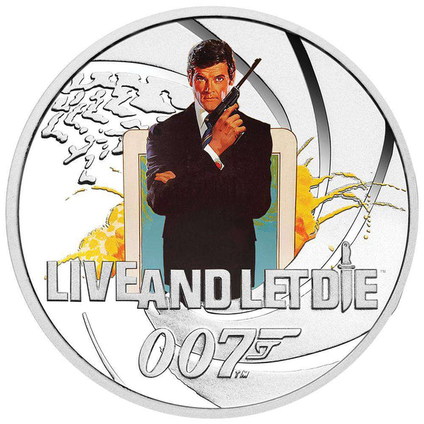 James Bond Live And Let Die Silver Coin - By The Perth Mint | 007 Store ...