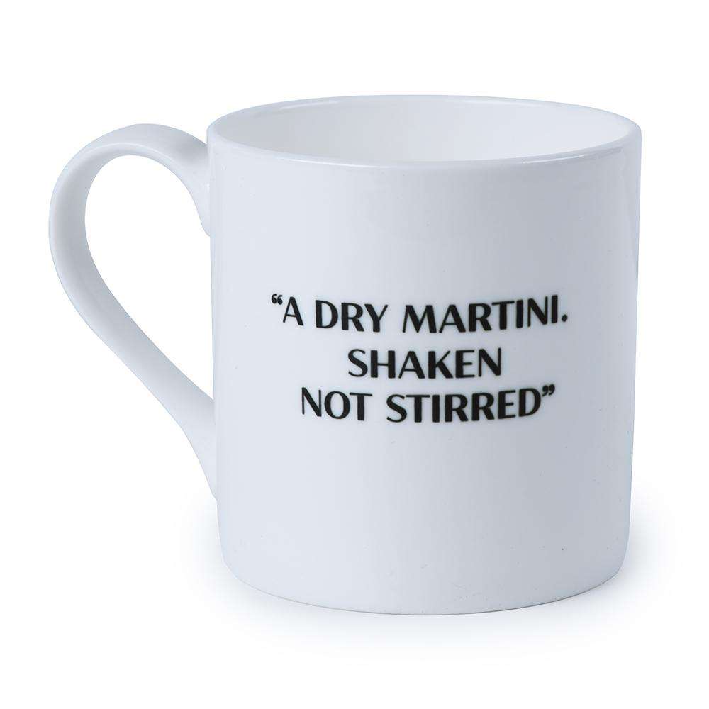 James Bond Martini Quote Bone China Mug 007Store