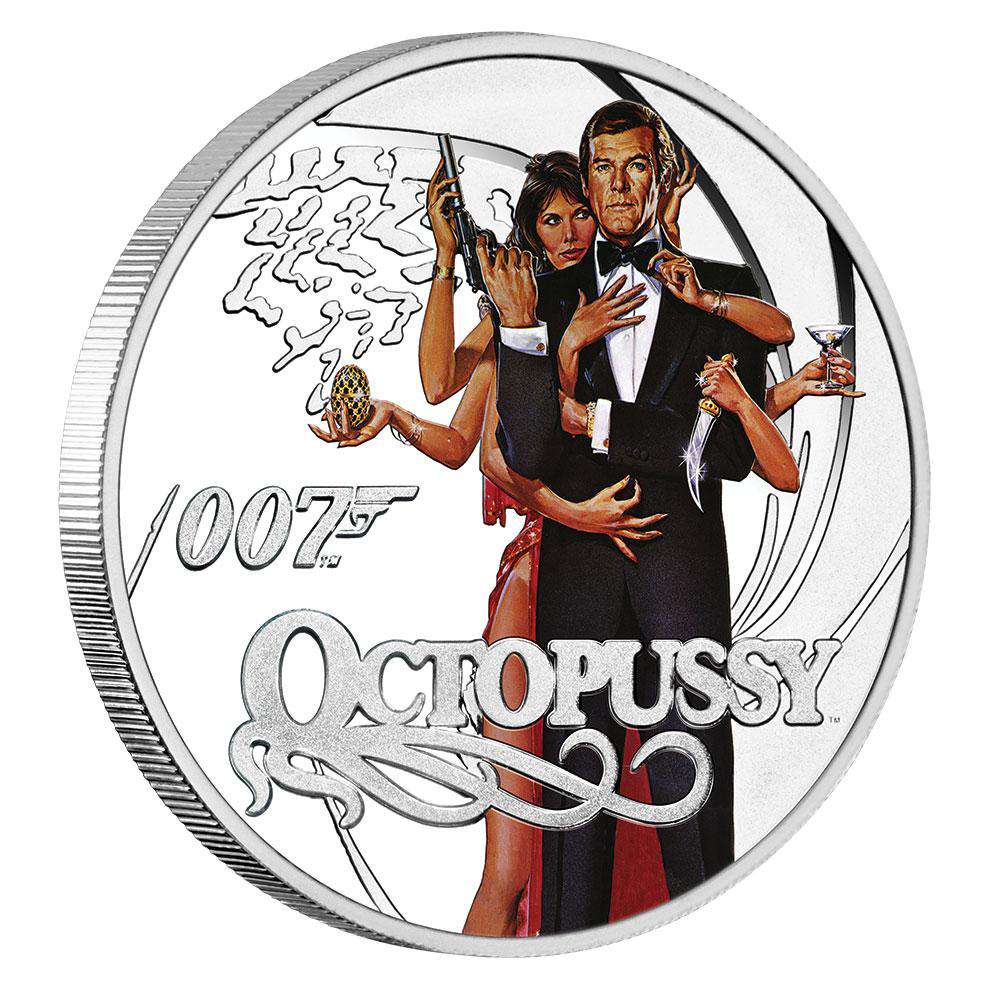 James Bond Octopussy 1/2 oz Silver Proof Coin - By The Perth Mint 007Store