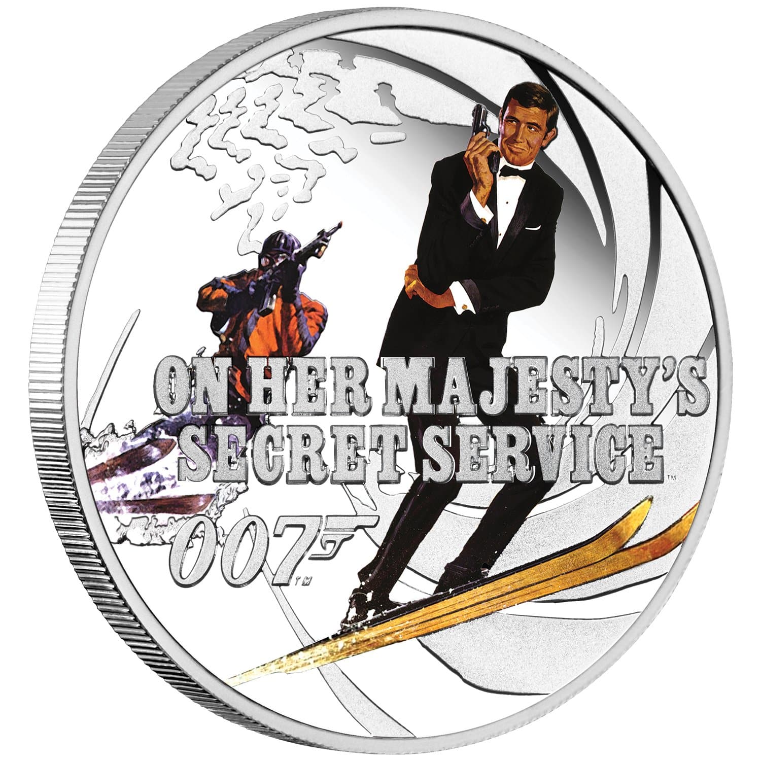 James Bond On Her Majesty’s Secret Service 1/2 oz Silver Proof Coin - by The Perth Mint COIN PERTH MINT 