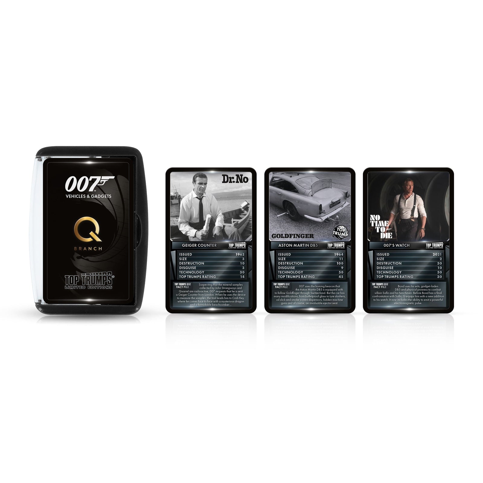 James Bond Q Branch Top Trumps 007Store