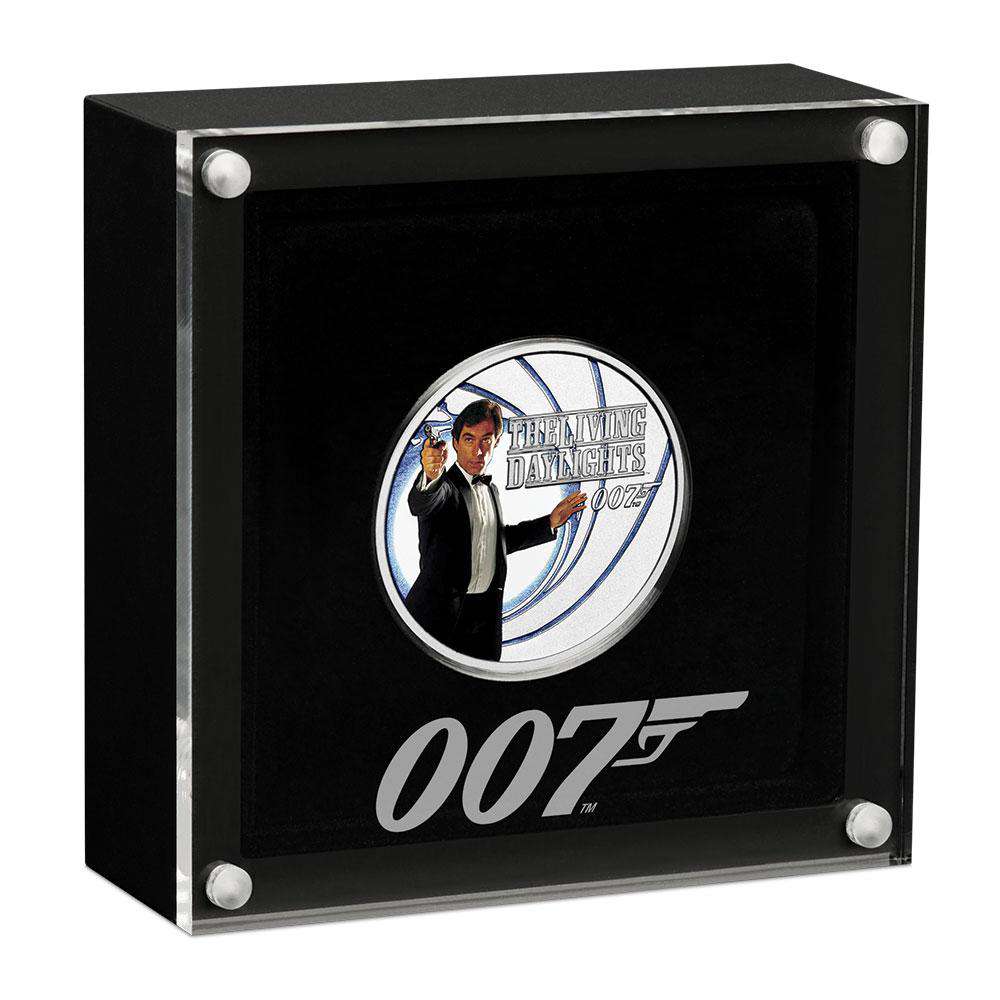 James Bond The Living Daylights 1/2 oz Silver Proof Coin - By The Perth Mint COIN PERTH MINT 