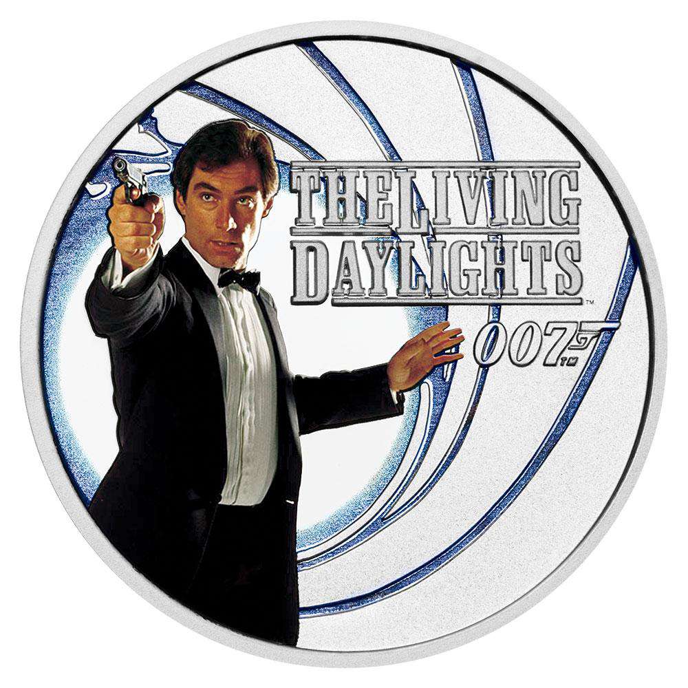 James Bond The Living Daylights 1/2 oz Silver Proof Coin - By The Perth Mint COIN PERTH MINT 
