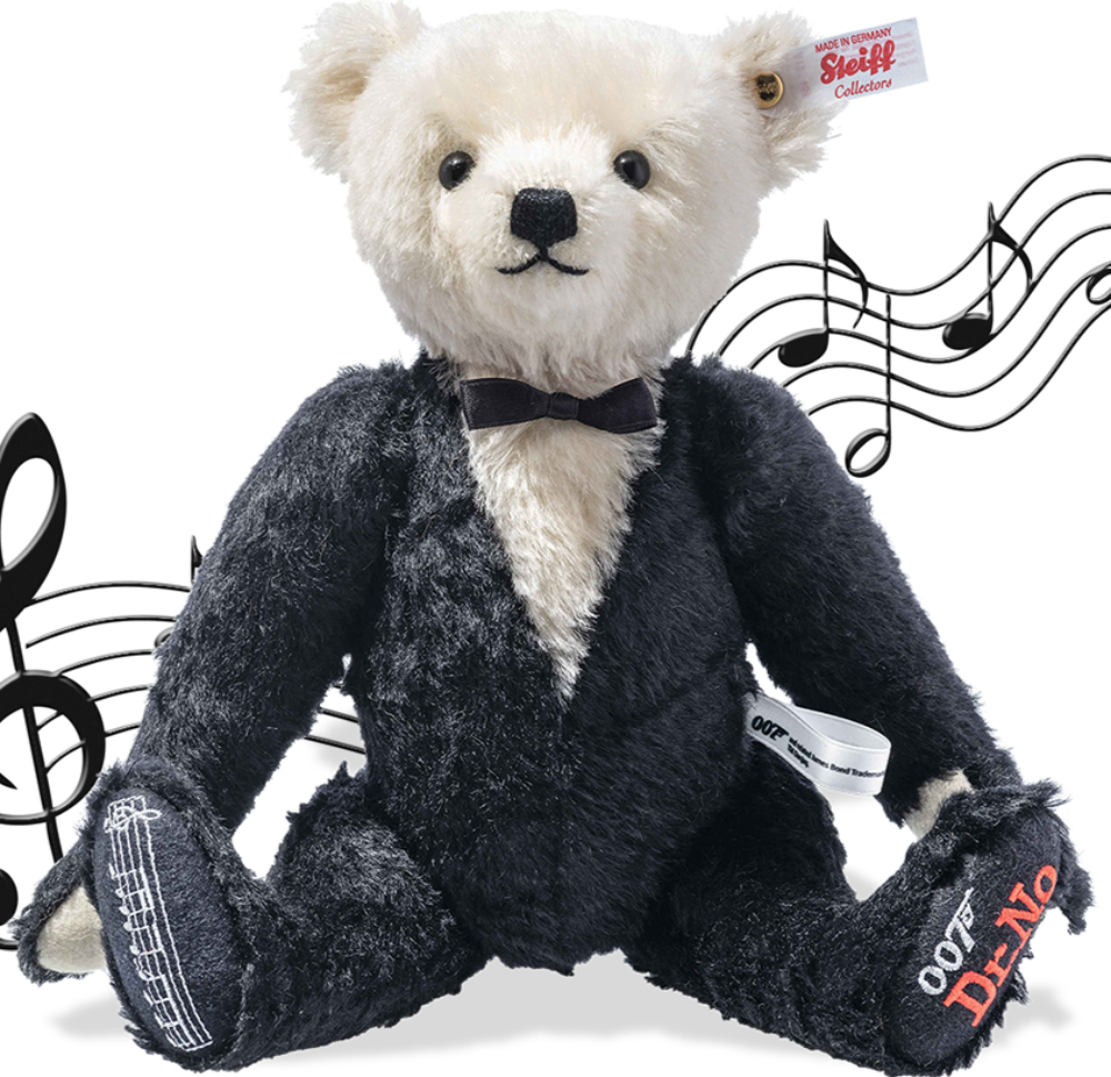 James Bond Musical Teddy Bear - Dr. No Numbered Edition - By Steiff
