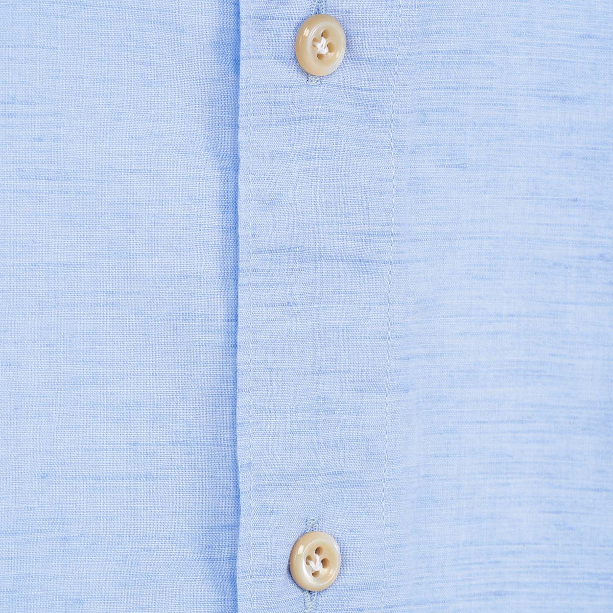 No Time To Die Light Blue Linen Shirt by Connolly SHIRT Connolly 