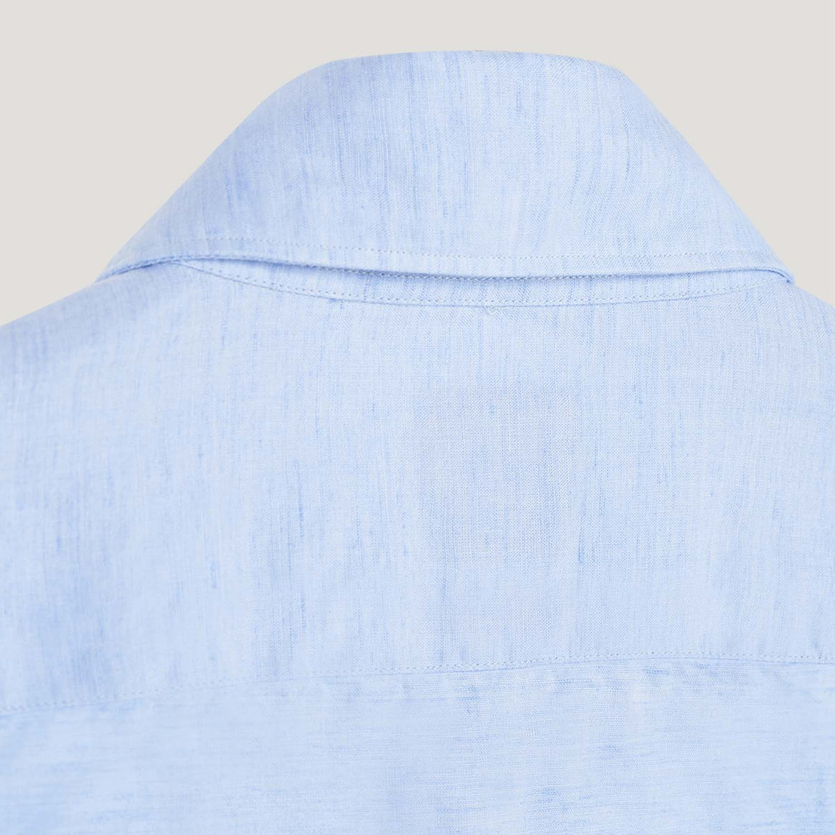 No Time To Die Light Blue Linen Shirt by Connolly SHIRT Connolly 