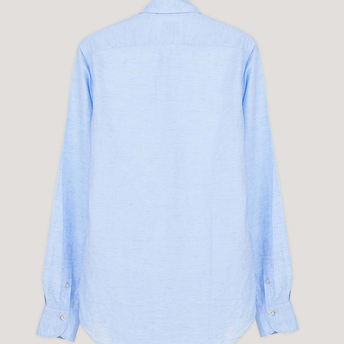 No Time To Die Light Blue Linen Shirt by Connolly SHIRT Connolly 