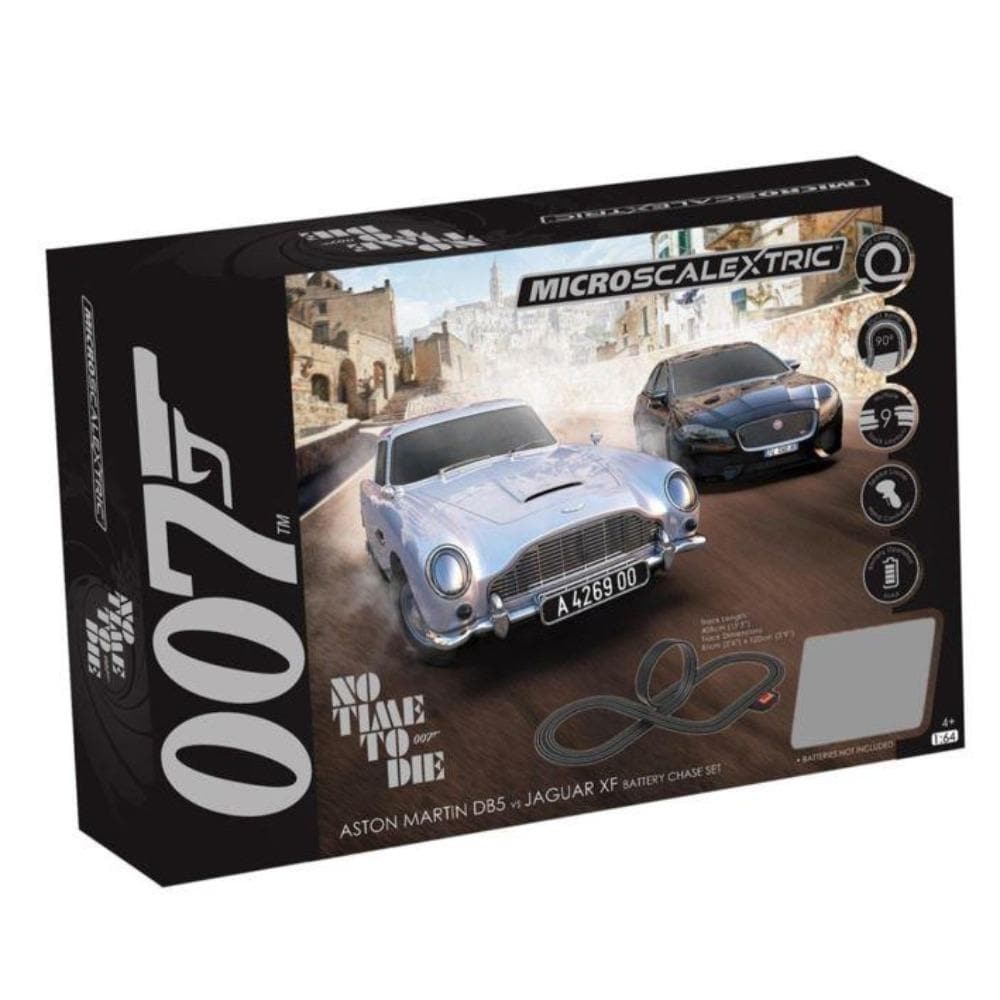 James Bond Micro Scalextric Race Set - No Time To Die Edition -  By Scalextric - 007STORE