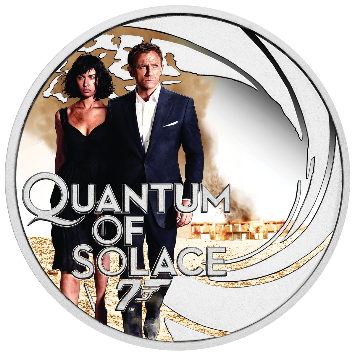 Quantum Of Solace 1/2 oz Silver Proof Coin - By The Perth Mint COIN PERTH MINT 