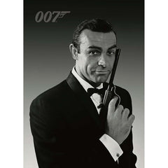 James Bond Sean Connery Black & White Postcard