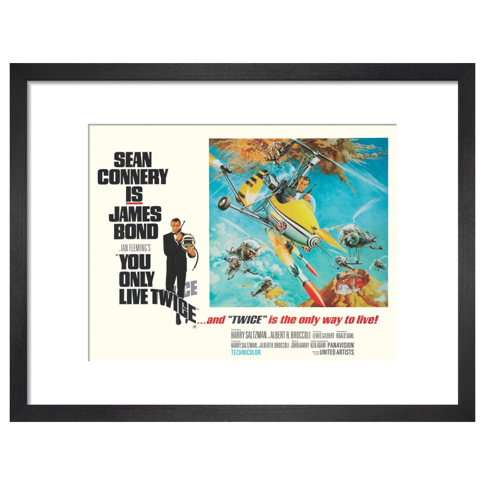 James Bond You Only Live Twice Framed Art Print - By King &amp; McGaw