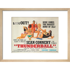 James Bond Thunderball Framed Art Print By King & McGaw