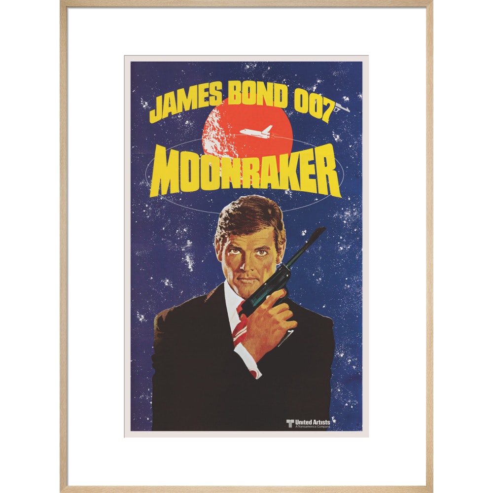 James Bond Moonraker Framed Art Print - By King & McGaw