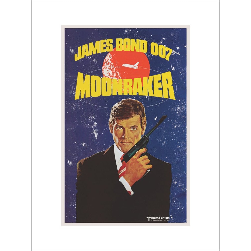 Gerahmter James Bond-Kunstdruck „Moonraker“ – von King &amp;amp; McGaw