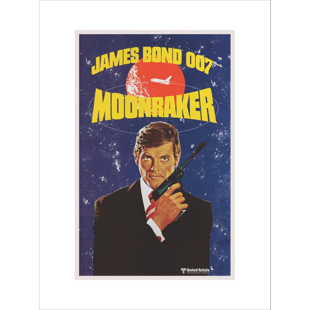 Gerahmter James Bond-Kunstdruck „Moonraker“ – von King &amp;amp; McGaw