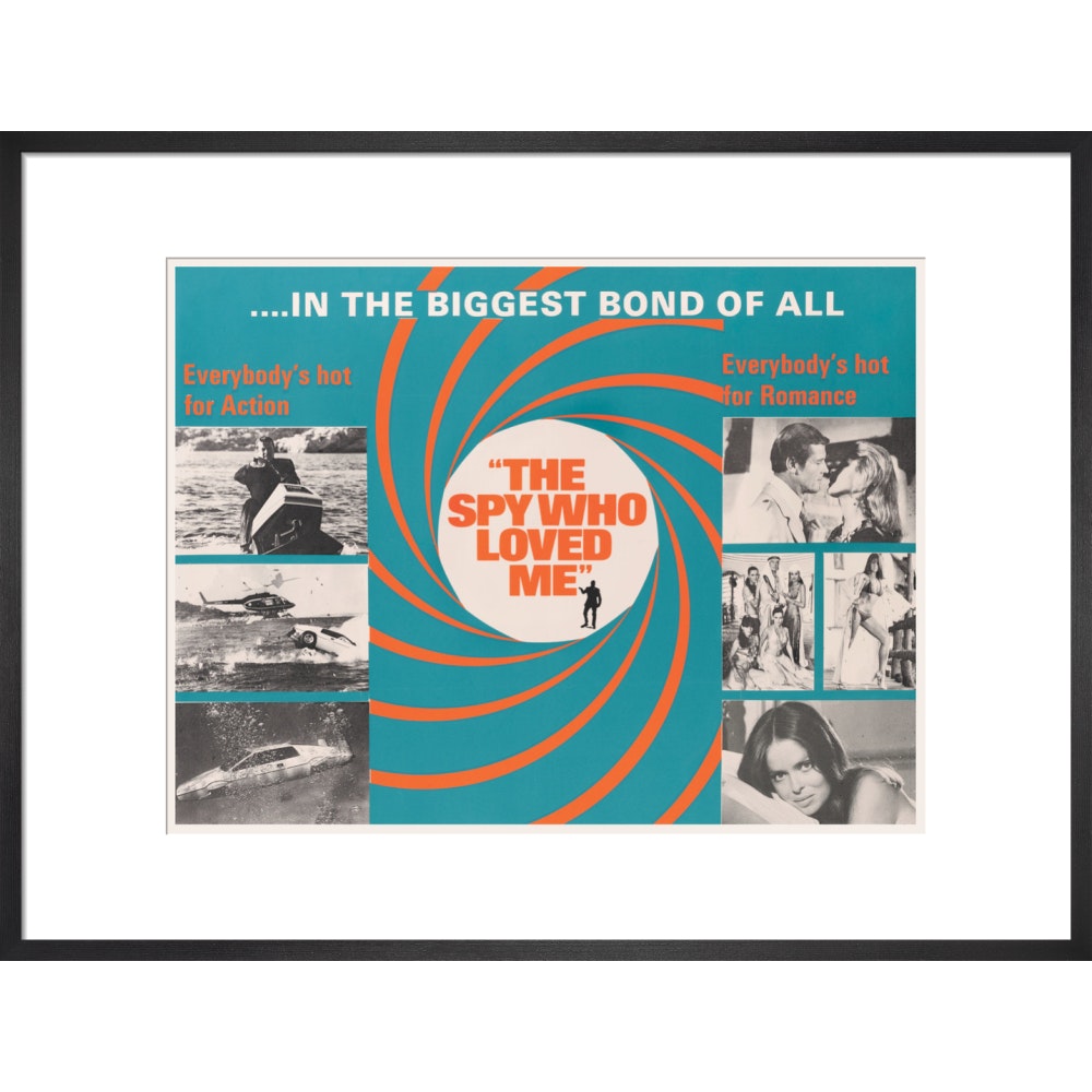 Gerahmter Kunstdruck „James Bond – Der Spion, der mich liebte“ – von King &amp;amp; McGaw