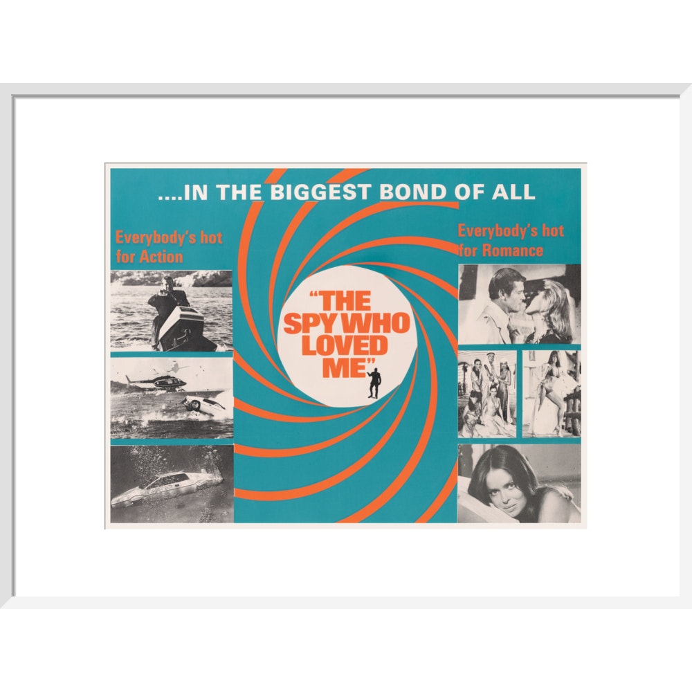 Gerahmter Kunstdruck „James Bond – Der Spion, der mich liebte“ – von King &amp;amp; McGaw