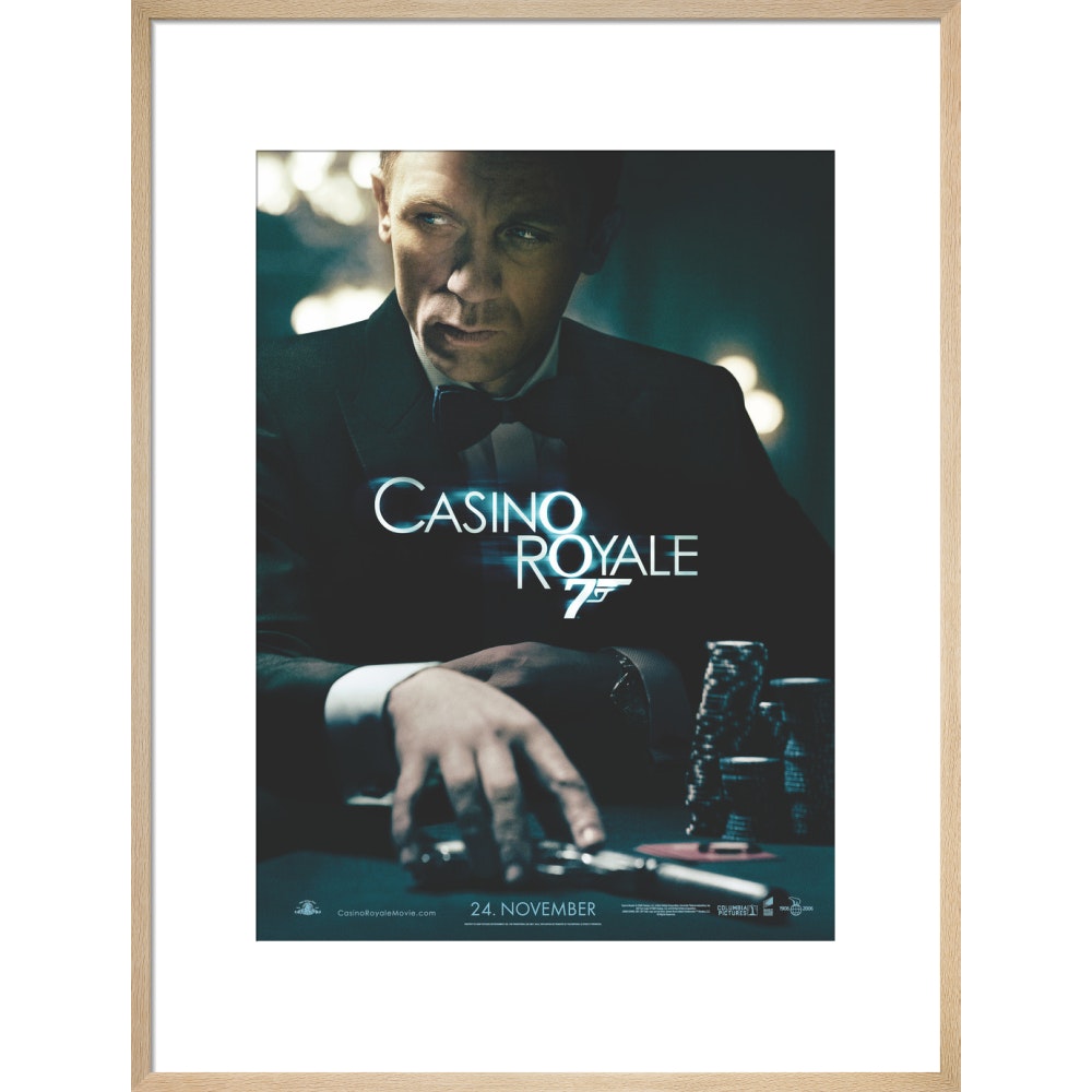 Gerahmter James Bond Casino Royale-Kunstdruck von King &amp;amp; McGaw