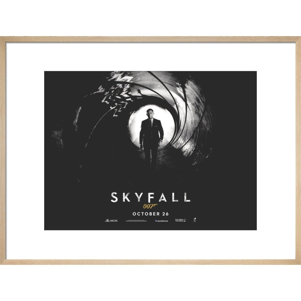 Gerahmter Kunstdruck „James Bond Skyfall“ – von King &amp;amp; McGaw