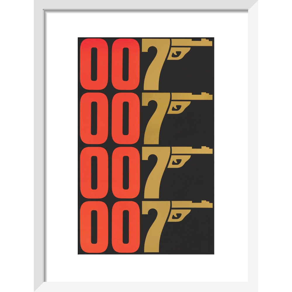 James Bond The Man With The Golden Gun Graphic Framed Art Print - By King &amp; McGaw