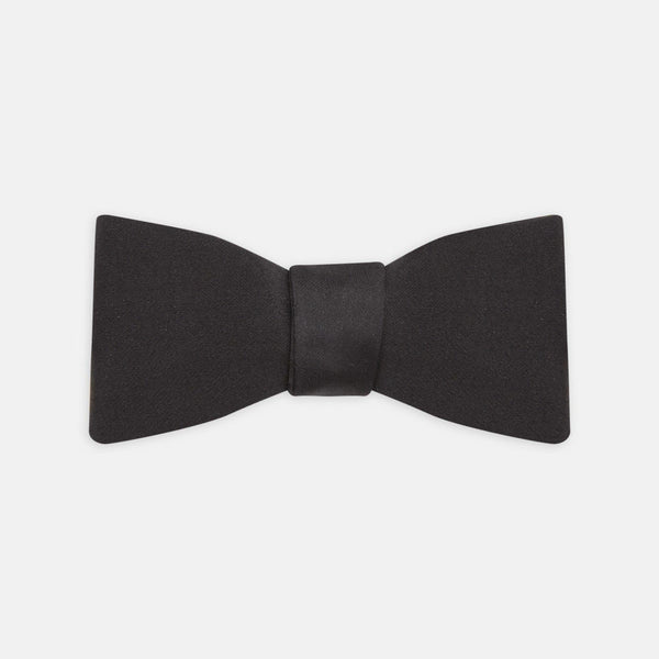 James Bond Black Silk Bow Tie - Casino Royale Edition L 007store