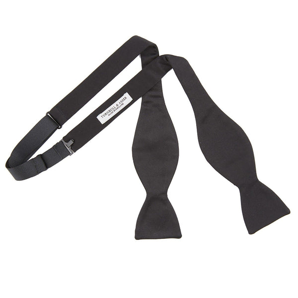 James Bond Black Silk Bow Tie - Casino Royale Edition L 007store