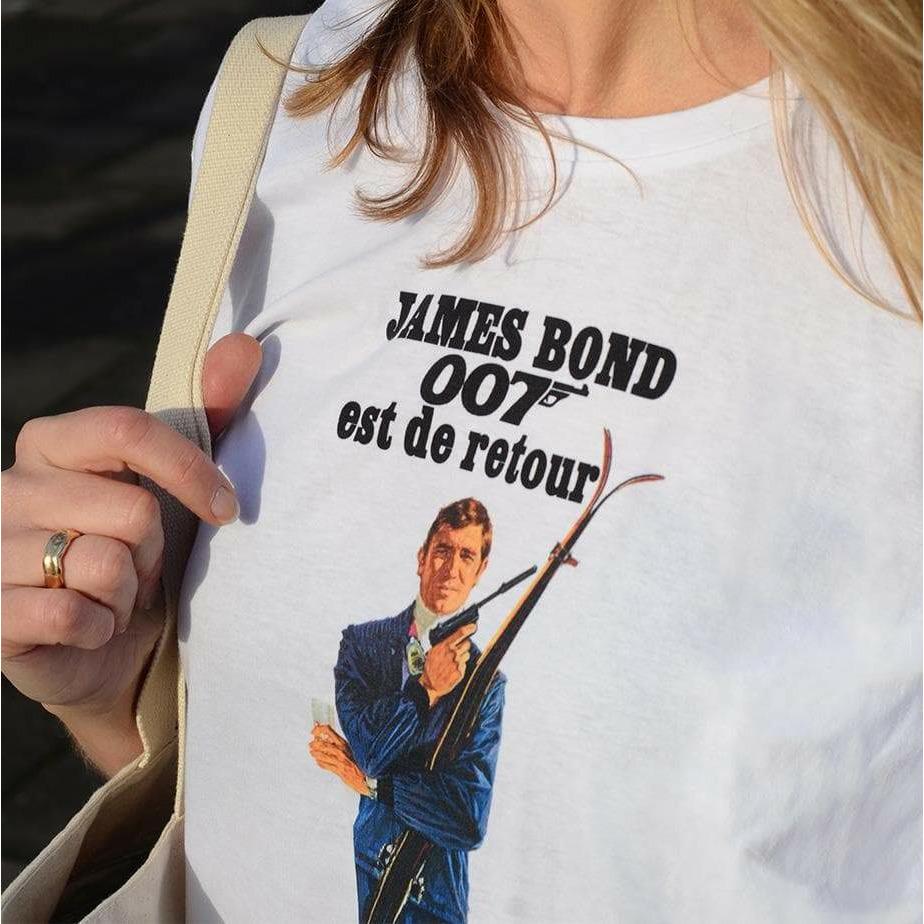 On Her Majesty&#39;s Secret Service Vintage Poster T-Shirt - 007STORE