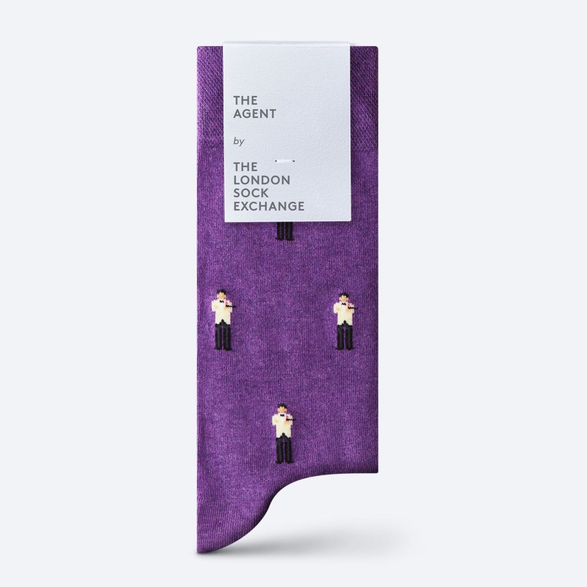 &quot;The Agent&quot; James Bond Socks - Purple Edition - By The London Sock Exchange
